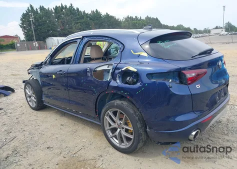 2021 Alfa Romeo Stelvio Ti Awd from USA, damaged, VIN ZASPAKBN8M7D12944